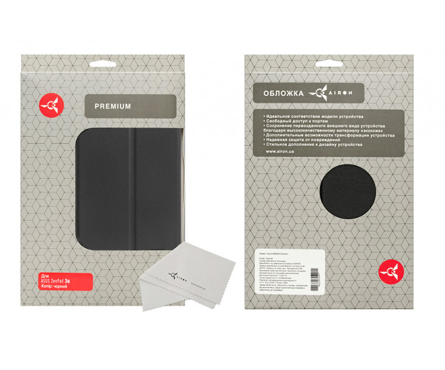 Чохол для планшета Airon Premium для ASUS ZenPad 3S 10 (Z500M) black